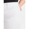 thumbnail image 4 of Terra & Sky Women's Plus Size High Rise Capri Jeggings, Sizes 0X-5X, 4 of 5