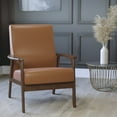 thumbnail image 5 of Flash Furniture Langston Living Room Chair, Cognac LeatherSoft, 5 of 12
