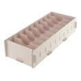 thumbnail image 3 of veasfak Business Card Holder, Name Card Organizer with Dividers Desktop Light Pink, 3 of 9