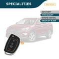 thumbnail image 4 of AKS KEYS New Replacement for Hyundai Santa Fe 2013 - 2016 Remote Flip Key 4B TQ8-RKE-3F04, 4 of 5