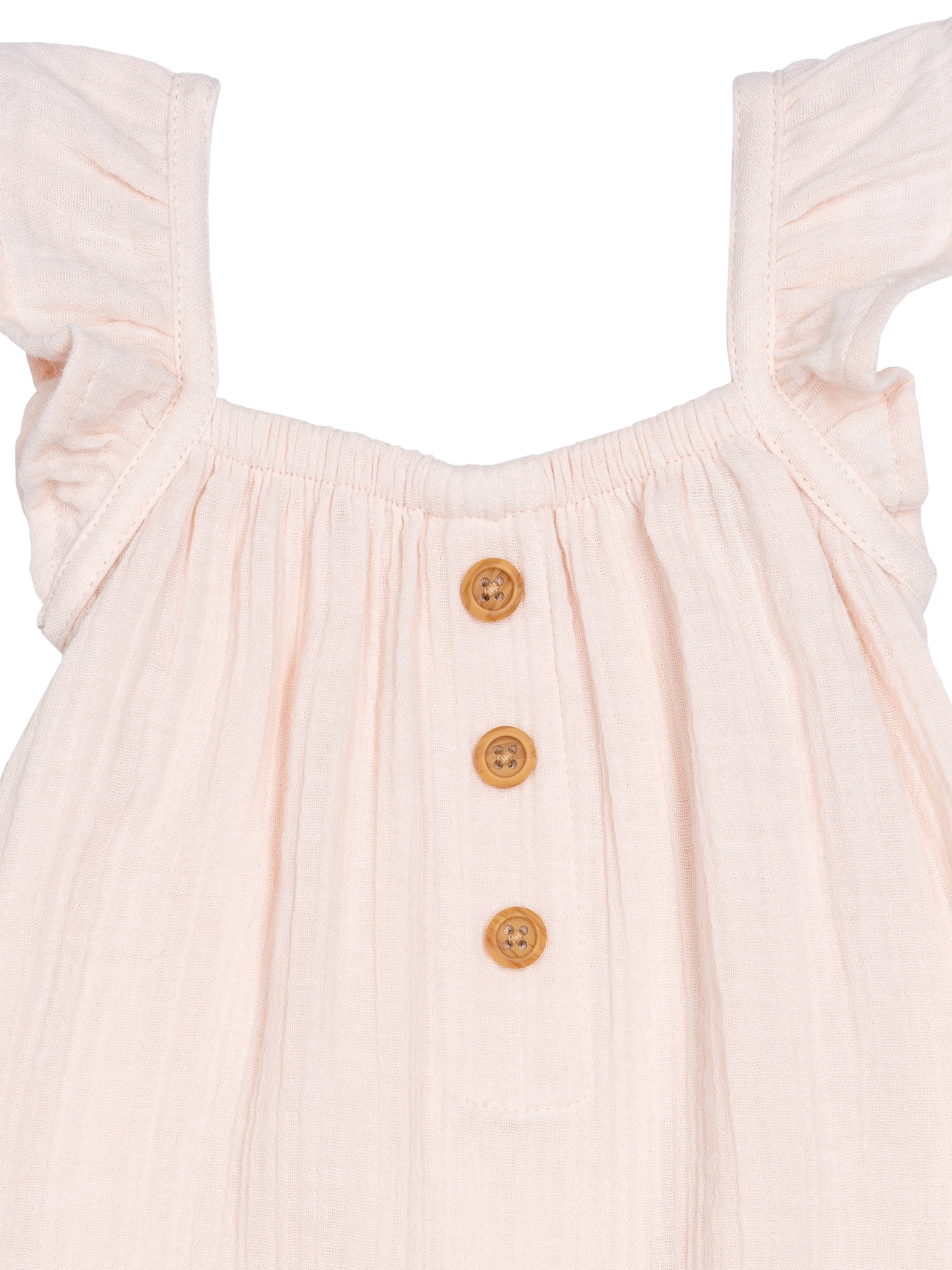 Modern Moments by Gerber Baby Girl Long Leg Romper, Sizes 0/3 Months - 24 Months