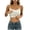 A442 Beige, variant on Womens Ruched Side Cami Tank Top Spaghetti Strap Sleeveless Shirt Slim Fit Bodycon Camisole Summer Clubwear Layering Undershirt Basic Everyday Tees Tops