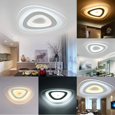 Moaere 3 Color Adjustable Led Ceiling Lights Modern Mango Fixture Ultraslim Pendant Lamp For Kitchen Hallway Bathroom