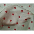 thumbnail image 4 of oneOone Silk Tabby Fabric Strawberry Fruit Printed Fabric 1 Yard 42 Inch Wide, 4 of 4