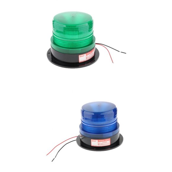 Luces de Estroboscópica Intermitente de Advertencia shamjiam Luz estroboscópica de advertencia 2x LED 12V