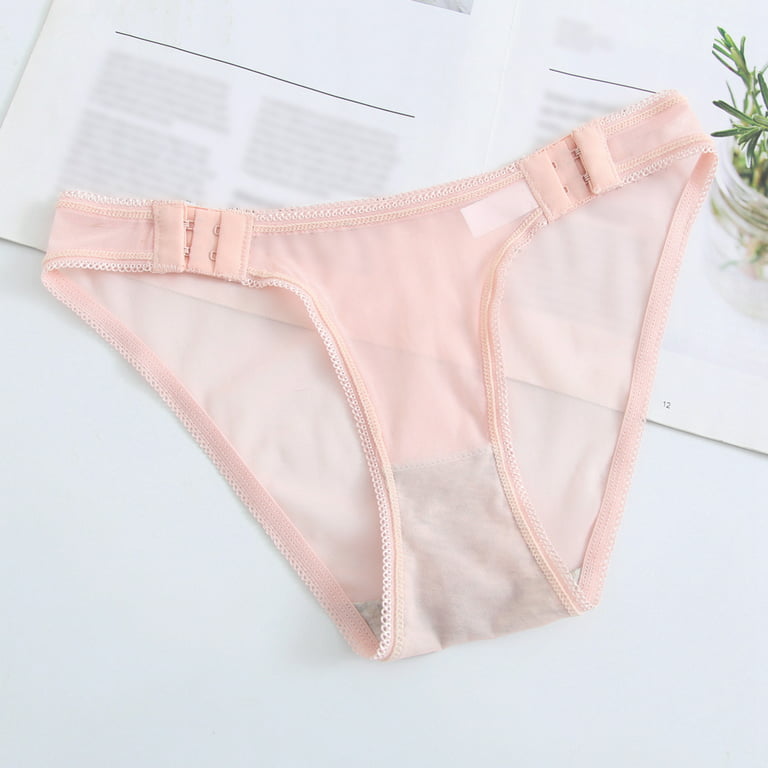 Aayomet Cotton Underwear for Women Striped Tangas No Show Bikini