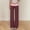 Wine*, variant on Women's Sweatpants Color Block Wide Leg with Pockets Everyday Wear Comfort Athletic Versatile Travel Pants