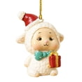 thumbnail image 1 of Christmas Tree Pendant Cute Animal Elephant Design Vibrant Colors Long-lasting Acrylic Hanging Decoration, 1 of 10