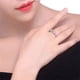 thumbnail image 4 of Anillo de moda chapado en platino con circonitas | Elegante diseño artesanal con microincrustaciones | Acabado duradero | Accesorio de joyería versátil para ocasiones informales y formales | Regalo, 4 of 5