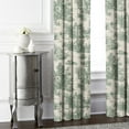 thumbnail image 3 of Bouclair Green Pole Top Drapery Panel - Pair 50"x84", 3 of 5