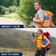 thumbnail image 3 of Sleeping Pad - Ultralight Inflatable Sleeping Pad with Built-in Foot Pump, Durable Compact Waterproof Camping Air Mattress for Camping, Backpacking, H, 3 of 5