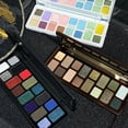 thumbnail image 4 of 16 Color Eye Shadow Palette Colorful Artist Shimmer Powder Makeup Glitter Pressed Matte Kit, 4 of 8