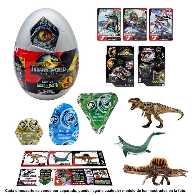 Huevo Captivz Jurassic World Edición Pelicula Rebirth Artículo Sorpresa