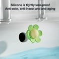 thumbnail image 4 of OIUR 2Pcs Silicone Sink Overflow Ring Easy Installation Bathtub Drain Stopper Flower Shape Sink Overflow Stopper Hotel Spa Accessories, 4 of 7