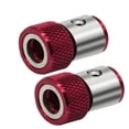 thumbnail image 2 of Screwdriver Magnetizer Ring 2-Pack - Metal Magnetic Screw Holder Tool for Hex Screwdriver & Power Bits - Instantly Magnetize Screwdriver Heads - Prevents Screw Slipping & Improves Work, 2 of 2