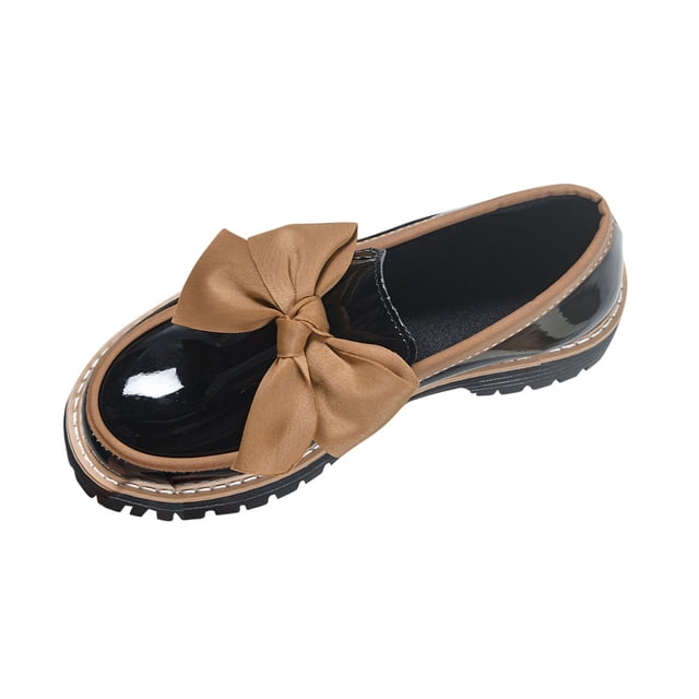 Mujeres Zapatos Casuales Arco Cuero Patente Grueso Suelto Mochilas, las Mujeres Más Tamaño Primavera Verano de Moda Cómodo Multi Color