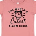 thumbnail image 4 of Inktastic The Worlds Cutest Alarm Clock Boys or Girls Baby T-Shirt, 4 of 5