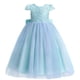 thumbnail image 1 of Vestido Para Niñas, Ropa Para Niñas, Vestido Para Niños, Vestido De Princesa Sin Mangas, Vestido De Malla Con Lentejuelas De Mariposa, Vestido Con Mechones Verde Odeerbi  LM103-5822, 1 of 7