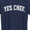 thumbnail image 3 of Instant Message - Yes Chef Collegiate - Women's Short Sleeve Graphic T-Shirt, 3 of 6