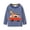 Blue, variant on NOEGOEU Toddler Boys Long Sleeve Shirts Embroidered Graphic Tees Crewneck Striped Tops for Kids (Blue,6-7 Years)