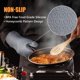 thumbnail image 5 of 3 pares de guantes de silicona resistentes al calor para horno, cocina, hornear, barbacoa, parrilla, guantes largos, agarradera, almohadilla para olla Gris Sunnimix guantes de horno para hornear, 5 of 8