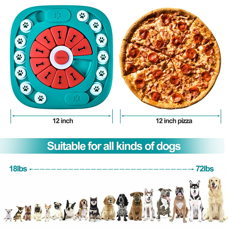 Pet Puzzle Toys For Smart Dogs, Mental Enrichment And Brain Stimulation,  Advanced Interactive Puppy Feeder To Keep Bored And Active Dogs Occupied,  Pup