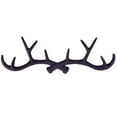 thumbnail image 2 of Deer Antlers Wall Hook Vintage Cast Clothes Hanger Wall- mounted Hat Rack Coat Hanger for Coats Hats Keys Towels, 2 of 6