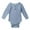 Blue, variant on Boys Bodysuits Soft Long Sleeve Ribbed Romper Comfortable Outfit for Everyday and Outdoor Adventures