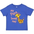 thumbnail image 3 of Inktastic My Papa Loves Me- Cute Giraffe Boys or Girls Toddler T-Shirt, 3 of 5