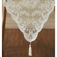 thumbnail image 2 of Warm Home Designs 14 x 96 Ivory Lace Table Runner with Rose Design & 2 Attached Tassels. MTR Ivory 96, 2 of 4