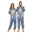 thumbnail image 3 of IAUYY Unisex Adult Onesie Pajamas Ultra-Soft Crystal-Soft Fabric, Halloween Adult Onesie Pajamas Adults,With a Zipper Plus Size Onesie Pajamas, The Butterfly Rest, 3 of 6