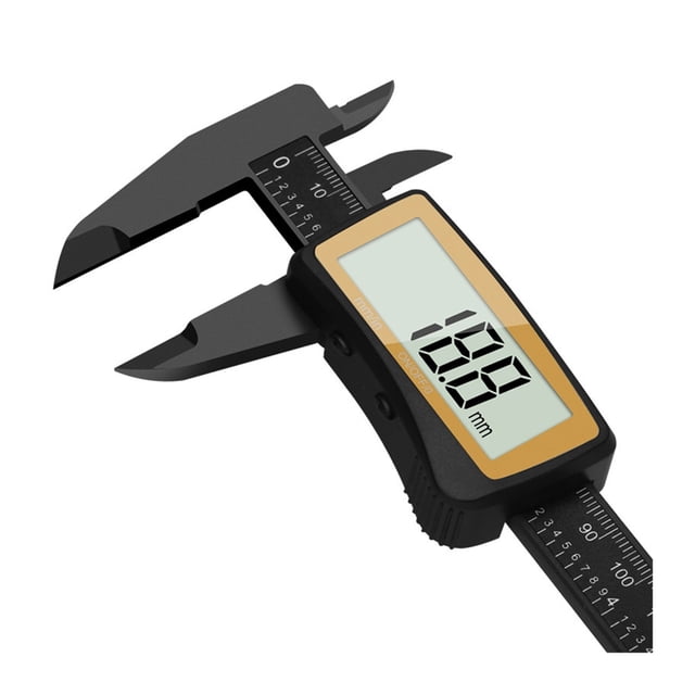 Carbon Fiber Full Screen Electronic Digital Display Vernier Calipers High Precision 0-150mm ,Wide Applications