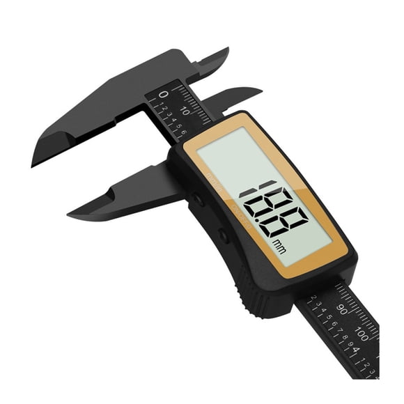 Carbon Fiber Full Screen Electronic Digital Display Vernier Calipers High Precision 0-150mm ,Wide Applications