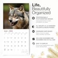 thumbnail image 2 of Wolves 2026 Wall Calendar 12 Month | 12" x 24" Open | Thick & Sturdy Paper | Holiday Gift | Animal Calendar 2026, 2 of 3