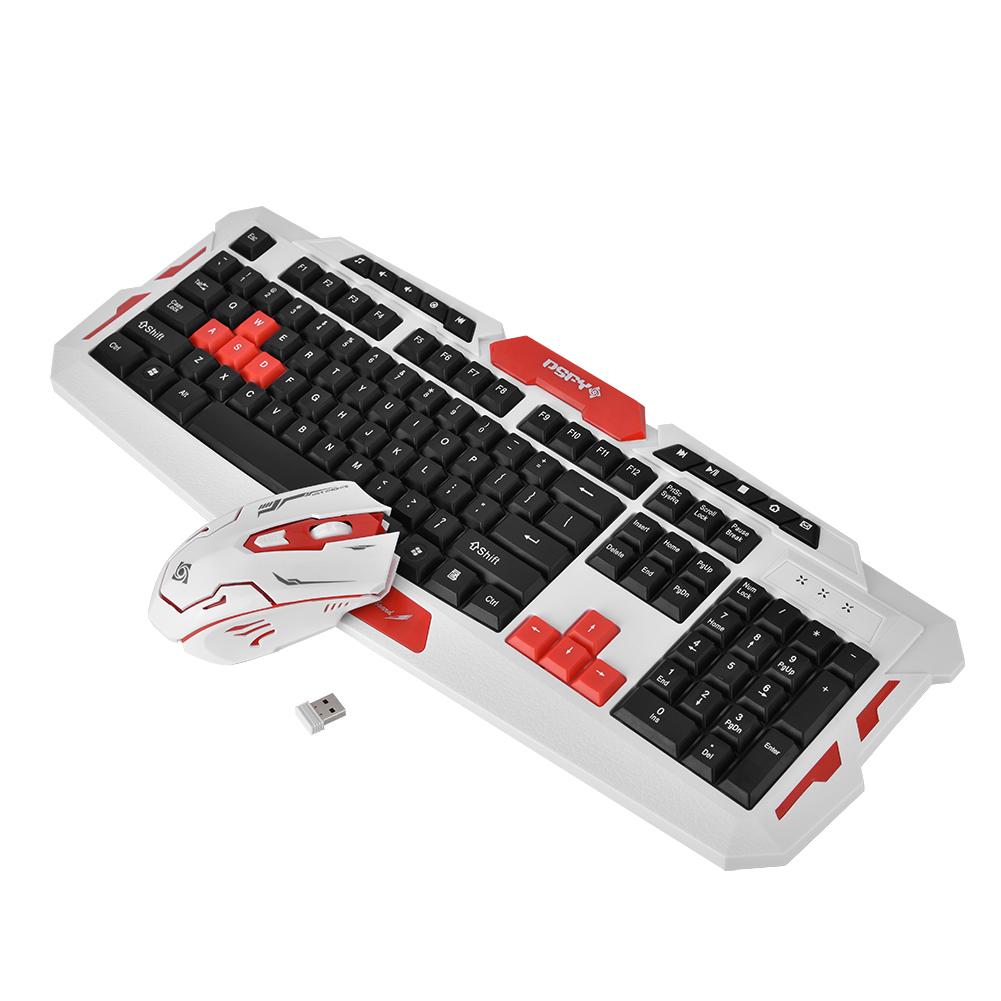 Tebru Gaming Mouse,2.4GHz Wireless Multimedia Gaming Keyboard & Mouse