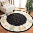 thumbnail image 2 of SAFAVIEH Chelsea Imani Paradise Lovers Wool Runner Rug, Black/Ivory, 2'6" x 6', 2 of 6