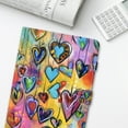 thumbnail image 3 of Case for 2021 All-New Kindle Paperwhite E-reader (6.8 Inch, 11th generation) - Cute Cartoon Folio Cover with Card Holders, Slim Lightweight PU Leather/Silicone Composite Case (Colorful Hearts), 3 of 6