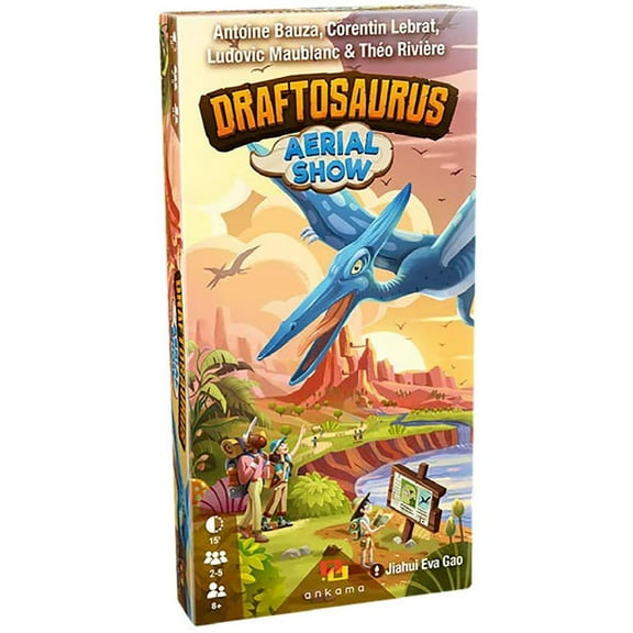 Draftosaurus: Aerial Show - Expansion, Ages 8 , 2-5 Players, 15 Min