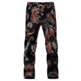 thumbnail image 4 of Pantalones de verano nuevos para hombre, de talla grande, con estampado de colores finos, 4 of 5