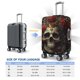 thumbnail image 4 of Balery Classical Rose Crown Skull Funda de equipaje, fundas para maletas, elástica, lavable, protector de maletas, compatible con maletas de 18 a 32 pulgadas-Small, 4 of 7