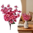 thumbnail image 2 of Artificial Plum Blossom Strips, Loetky Spring Decorations for Home, Faux Long Stem Artificial Flowers, Tall Fake Flower Arrangement for Home Wedding Decor, 2 of 9