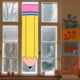 thumbnail image 5 of 2 Cortinas Opacas con Forma de Lápiz para Puerta de Aula, Cortinas de Vidrio para Ventanas., 5 of 5