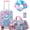 Pink Cat B, variant on Kids Carry on Luggage Sets Rolling Suitcases for Girls with Wheels Hardshell Pink Suitcase with Duffle Bag for Travel Neck Pillow Airplane