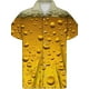 thumbnail image 4 of Camisa de hombre Camisa hawaiana de verano Estampados gráficos Cerveza Vuelta hacia abajo Casual Manga corta Estampado Botones Ropa Ropa Tropical, 4 of 4