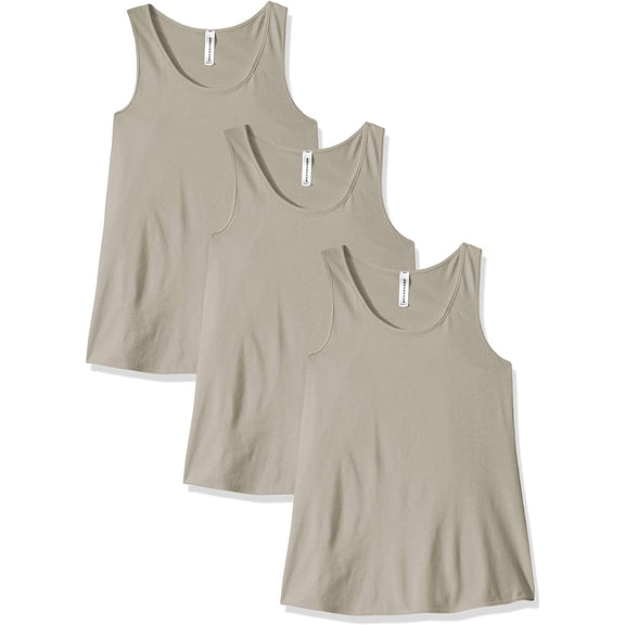 Aquaguard Women's Relaxed Racerback Premium Jersey Tank (3 Pack)