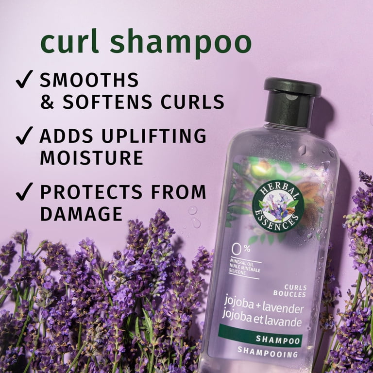 Herbal Essences Jojoba Oil & Lavender Curls Shampoo, For Curly