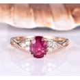 thumbnail image 5 of HeartsAndYou 1.2ct Natural Pink Ruby Infinity Solitaire Engagement Ring 14k SOLID Rose Gold, 5 of 8