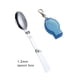 thumbnail image 3 of Naiovety Cubiertos para acampar de acero inoxidable, cubiertos portátiles, lavables, suaves, plegables, para exteriores, vajilla con estuche de Cocina y Comedor Cuchara de 1.2 mm Azul Naiovety HA075279-06, 3 of 6