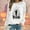 White, variant on Women's Halloween Oversized Sweatshirt Ghost Graphic Printed Long Sleeve Tops Crew Neck Loose Fit Tops Fall Y2K Pullover Shirt