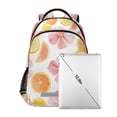 thumbnail image 7 of FORMRS Kids School Backpack Elementary Student Unisex Travel Bookbag with Reflective Stripes, Floral Orange, 7 of 7